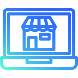 Online shop icon