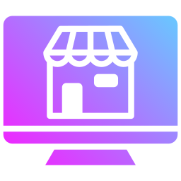 Online shop icon