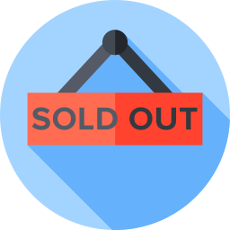 Sold out icon