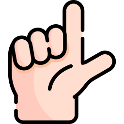 lenguaje de señas icono
