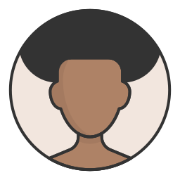 Afro hair icon
