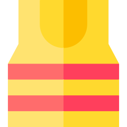 Reflective vest icon