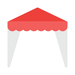 tenda per eventi icona