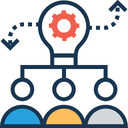 strategia di pianificazione icona