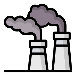 poluição do ar Ícone
