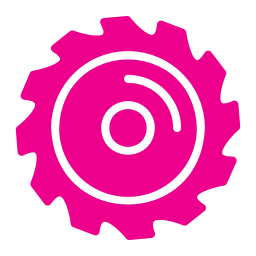 Saw blade icon