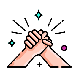 Arm wrestling icon
