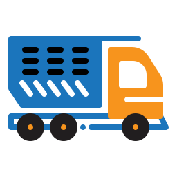 Trash truck icon