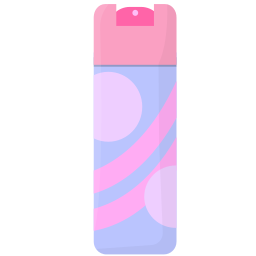 garrafa de spray Ícone