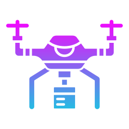 Drone delivery icon