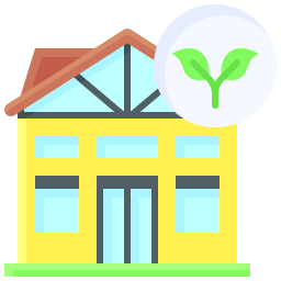 Green home icon