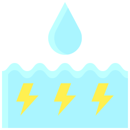 energía hidroeléctrica icono