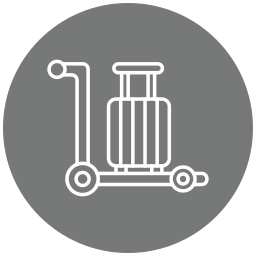Airport cart icon