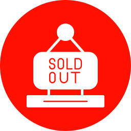 Sold out icon