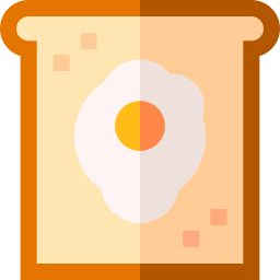 pan de huevo icono