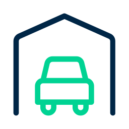 Garage-car icon