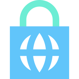 blocco di sicurezza icona
