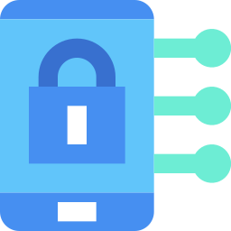 sistema di sicurezza icona