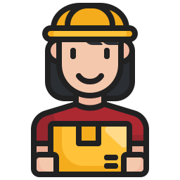 Delivery courier icon