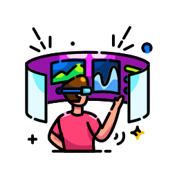 virtual reality icono