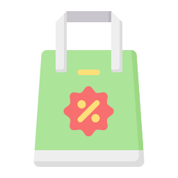 Shopping bag icon