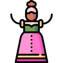 mujer barbuda icono