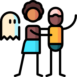 Haunted house icon