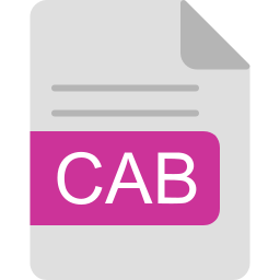 formato de archivo cab icono
