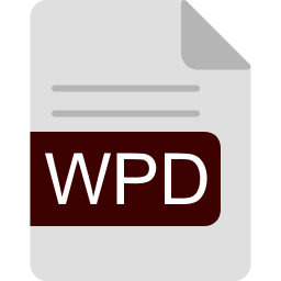 formato de archivo wpd icono