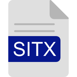 formato de archivo sitx icono
