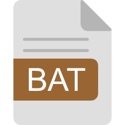 bat 파일 형식 icon