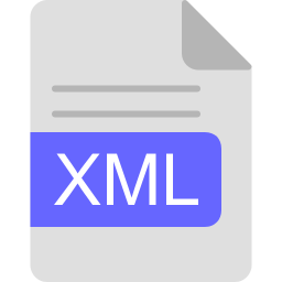 formato de arquivo xml Ícone