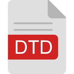 Dtd file format icon