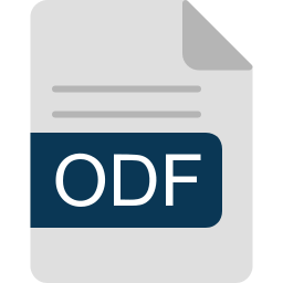 formato de arquivo odf Ícone