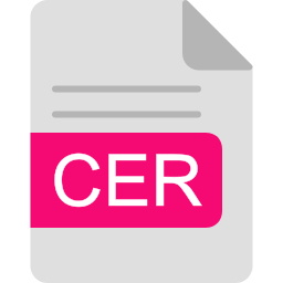 CER file format icon