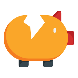 Piggy bank icon