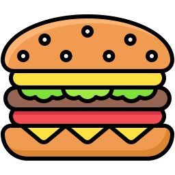 hamburguesa icono