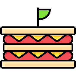 sándwich rubén icono
