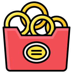 Onion ring icon