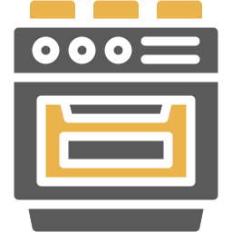 Cocina a gas icono