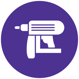 Nail gun icon