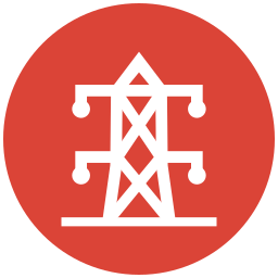 Electric pole icon