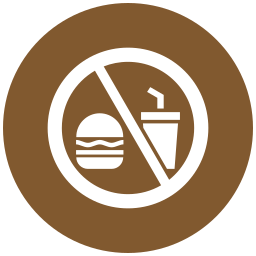 proibido comer Ícone