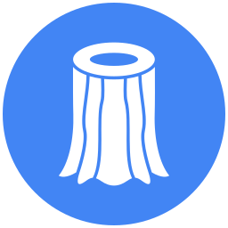 Tree stump icon