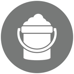 Sand bucket icon