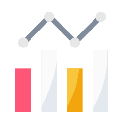 diagramme à bandes Icône