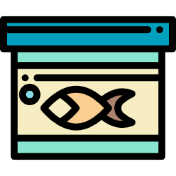 Fish food icon