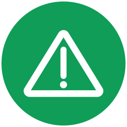 Caution sign icon