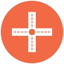 도로 교차로 icon