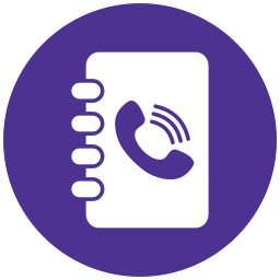 Phone book icon